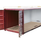 Avatud katusega 20' (avatud konteiner)